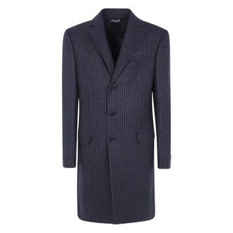 Ermenegildo Zegna Abrigo Regular - Coats - Hombre - Azul - L