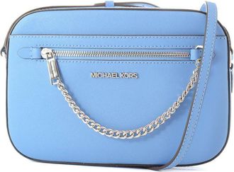 Michael Kors Blue Canvas Crossbody Womens Bag