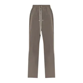 Rick Owens Wide Trousers, female, Brown, Size: XS Wide-leg Trousers