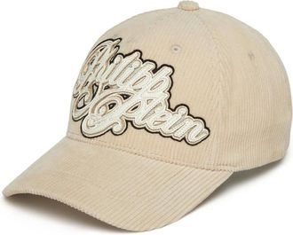 Philipp Plein Corduroy Cap Signature - unisex - Petten - Beige - ONE Size - Katoen - Accessoires