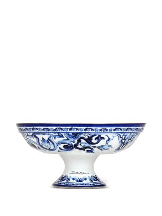 Dolce & Gabbana floral porcelain fruit bowl - White