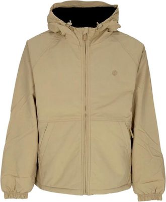 Element Polarjas Khaki Lichtgewicht Micropile - Heren - Winterjassen - Groen - L - Katoen - Jassen