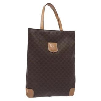 Celine Tweedehands leren handtassen - Dames - Vintage Handtas - Bruin - ONE Size - Leer - Vintage