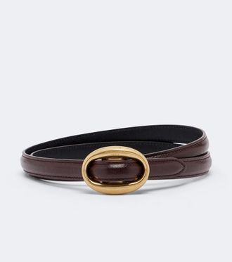 Saint Laurent Cintur&oacute;n de piel