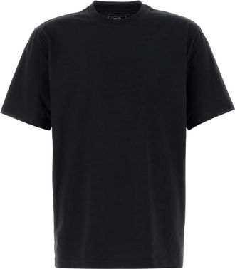 Yohji Yamamoto Black Cotton T-shirt