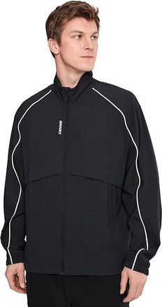 Brooks Movement Relaxed Jacket Mens Jacket Black : 2XL, Polyester/Spandex