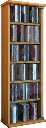 ebuy24 Madera Cd Dvd Soporte Estante Vetro Puerta De Vidrio 92x31x18 - Vcm