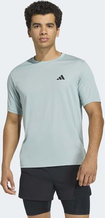 adidas T-Shirt ADIDAS PERFORMANCE WE BAS T, Herren, Gr. XXL, wonder sage, Obermaterial: 100% Polyester, Shirts T-Shirt, regul&auml;re Passform, mit Climacool Tech