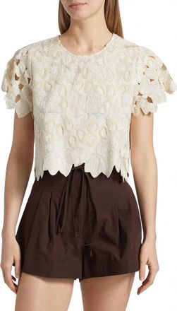 Marie Oliver Pelumi Top In Crystal