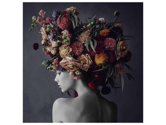 Schubiger M&ouml;bel Digitaldruck auf Glas Sch&ouml;nheit mit Blumenper&uuml;cke 3