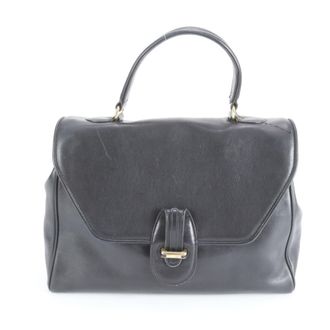 Celine Black Leather Handbag Tote Bag (Pre-Owned)