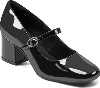 Rockport Xena Pumps Womens Black Patent Leather Block Heel ZOGG3472