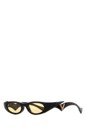 Valentino Garavani Black Acetate Sunglasses