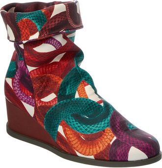 Arche Okoarc Leather Wedge Boot