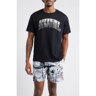 Overtime Chrometeam Cotton Graphic T-Shirt in Black at Nordstrom, Size Xx-Large