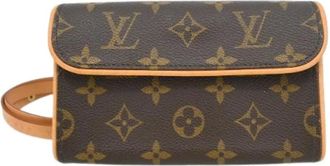 Louis Vuitton Pre-owned Belt Bags, female, Brown, Size: ONE SIZE Pre-owned Canvas Belt Bag