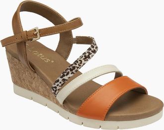 Lotus Womens Kitty Womens Wedge Sandals - Brown - Size: 6