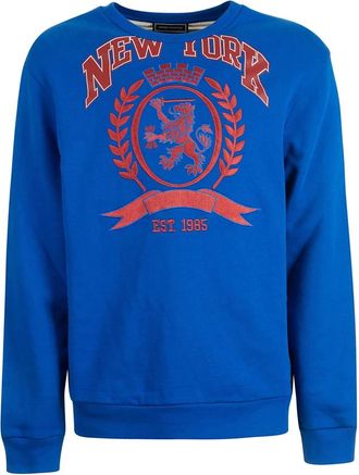 Tommy Hilfiger Surf the Web Crest Breton Sweatshirt - Heren - Sweatshirts - Veelkleurig - L - Hoodies & sweatvesten