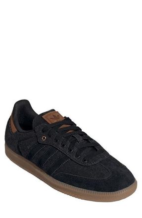 adidas Gender Inclusive Samba OG Sneaker in Core Black/Colour/Gum4 at Nordstrom, Size 12.5 Womens