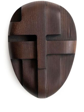 Origin Made Ornament and Crime wooden sculpture (23cm x 17cm) - unisex - Wood - One Size - Brown