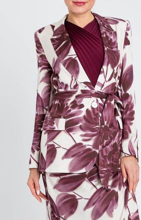 Twinset Blazer Twinset in viscosa con stampa floreale