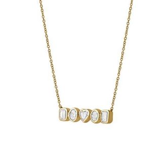 LuvMyJewelry Cassira 14K Gold Lab Grown Diamond Necklace - 1 Ct in 14K Yellow Gold at Nordstrom