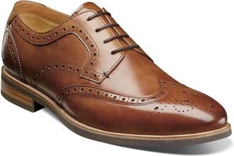 Florsheim Mens Uptown Wingtip Oxford In Brown