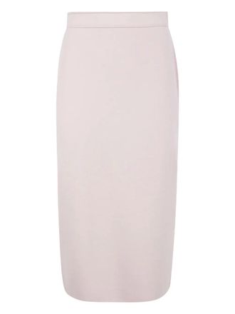 D.exterior pencil midi skirt - Pink