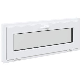 vidaXL Vidaxl Finestra Per Soffitta Risor 110 X 40 Cm Pvc E Vetro Bianco