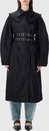 Ganni Trench a doppiopetto con doppia cinta Ganni
