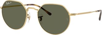 Ray-Ban RB3565 Jack Polarized 001/58 Mens Sunglasses Gold Size 51
