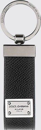 Dolce & Gabbana Portachiavi in pelle di vitello Dolce & Gabbana