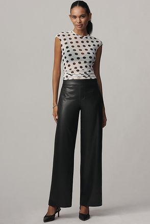 Sanctuary Runway Faux Leather Trouser Pants