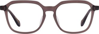 Mohala Eyewear Hau Oli 53mm Low Bridge Square Optical Glasses in Caribbean Conch/clear Lenses at Nordstrom