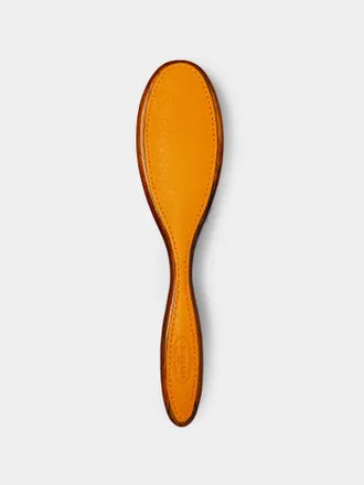 F. Hammann Leather Cabinet-Style Hairbrush
