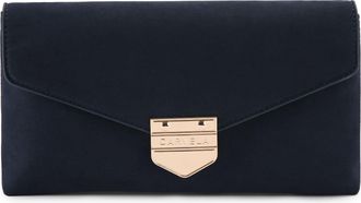 Carvela Womens Suedette Maria Envelope Clutch Bag - Navy - One Size