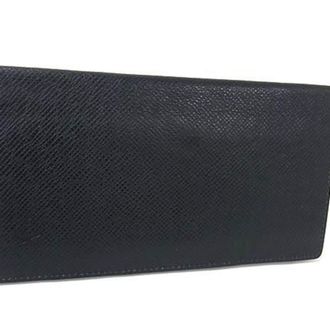 Louis Vuitton Taiga Boreal Navy Taiga Leather Long Wallet (Bi-Fold) (Pre-Owned)