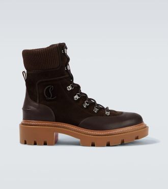 Christian Louboutin Armandine College leather hiking boots