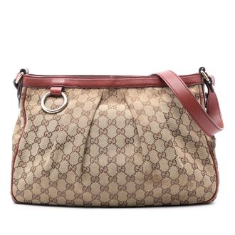Gucci Tweedehands Gg Canvas Sukey Schoudertas