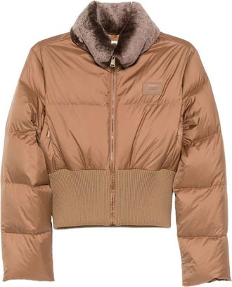 Carhartt Work in Progress Fendi-Piumino Corto In Tessuto Tecnico E Shearling-Donna