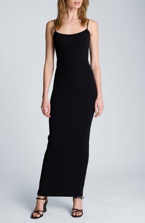 Kenneth Cole Ribbed Cami Sweater Dress in Black at Nordstrom, Size X-Small