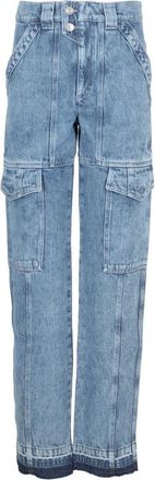 Isabel Marant Stijlvolle Vayoneo Broek - Dames - Regular Fit Jeans - Blauw - 2XS - Jeans