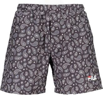 Fila Zwarte Polyester Heren Zwembroek