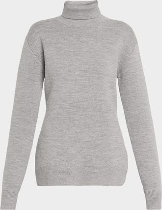 Toteme Double-Knitted Turtleneck Sweater