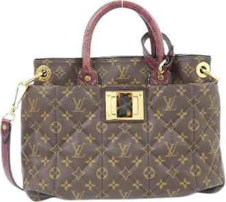 Louis Vuitton Tweedehands Canvas Louis Vuitton tassen - Dames - Vintage Handtas - Bruin - ONE Size - Vintage