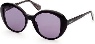 Max & Co. MO0019 01A Womens Sunglasses Black Size 53