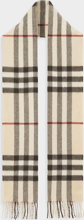 Burberry Giant Check Cashmere Scarf