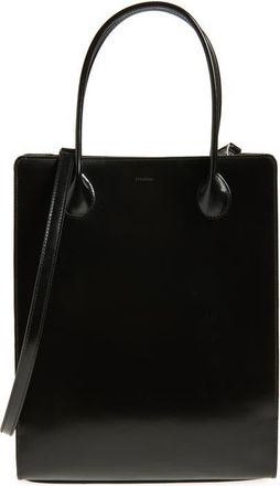 LI&Eacute; STUDIO The Jane Leather Top Handle Bag in Black Patent Leather at Nordstrom