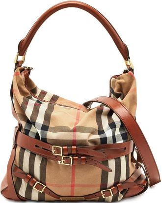 Burberry Borsa tote a quadri - Toni neutri
