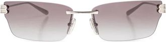 Balenciaga Gossip Rectangle Zonnebrillen - Dames - Zonnebrillen - Grijs - ONE Size - Accessoires